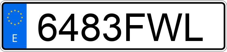 Numer rejestracyjny 6483FWL posiada TOYOTA LAND CRUISER Numer rejestracyjny 6483FWL posiada TOYOTA LAND CRUISER