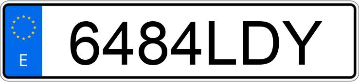 Numer rejestracyjny 6484LDY posiada BMW SERIE 2