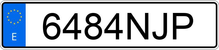 Numer rejestracyjny 6484NJP posiada MAZDA CX-30