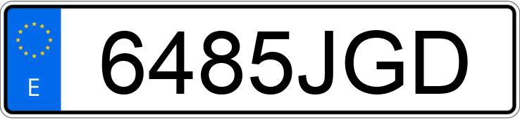 Numer rejestracyjny 6485JGD posiada CITROEN JUMPER