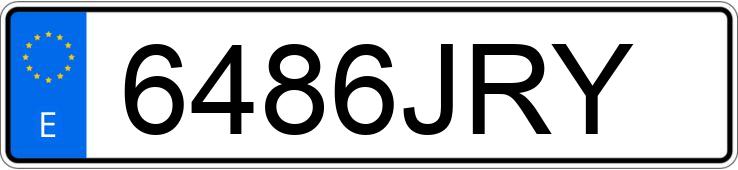 Numer rejestracyjny 6486JRY posiada NISSAN PULSAR