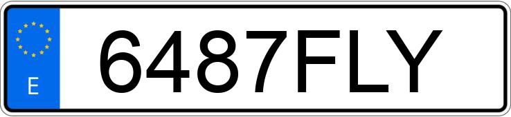 Numer rejestracyjny 6487FLY posiada MERCEDES CLK (208-209)