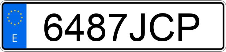 Numer rejestracyjny 6487JCP posiada KYMCO DOWNTOWN