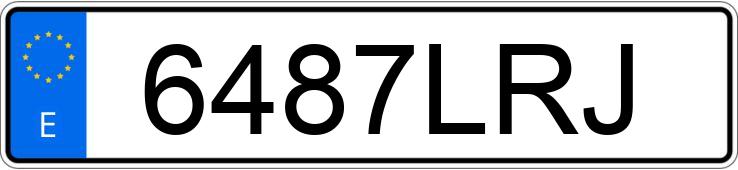 Numer rejestracyjny 6487LRJ posiada FORD CUSTOM