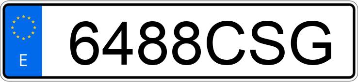 Numer rejestracyjny 6488CSG posiada MERCEDES M (163-164)