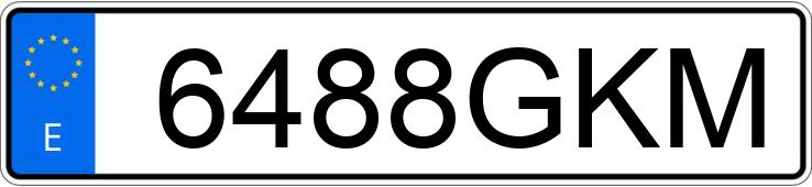 Numer rejestracyjny 6488GKM posiada MERCEDES CLS (219) Numer rejestracyjny 6488GKM posiada MERCEDES CLS (219)