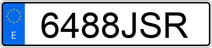 Numer rejestracyjny 6488JSR posiada AUDI Q5