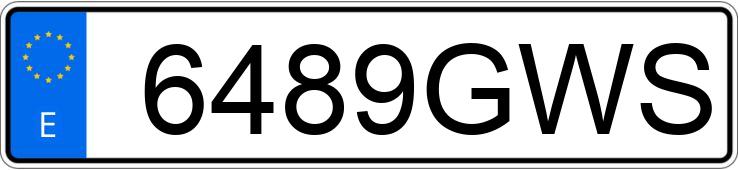 Numer rejestracyjny 6489GWS posiada HYUNDAI I10