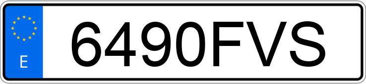 Numer rejestracyjny 6490FVS posiada BMW X3 Numer rejestracyjny 6490FVS posiada BMW X3