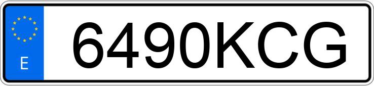 Numer rejestracyjny 6490KCG posiada NISSAN QASHQAI Numer rejestracyjny 6490KCG posiada NISSAN QASHQAI