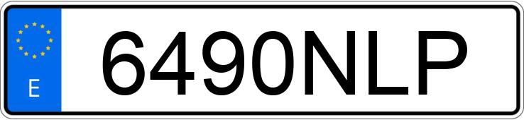 Numer rejestracyjny 6490NLP posiada RENAULT CLIO