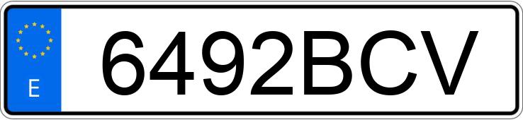 Numer rejestracyjny 6492BCV posiada NISSAN ALMERA Numer rejestracyjny 6492BCV posiada NISSAN ALMERA