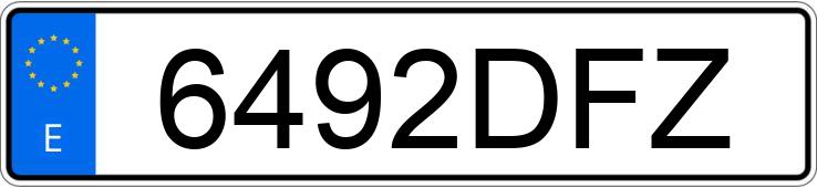 Numer rejestracyjny 6492DFZ posiada AUDI A6 Numer rejestracyjny 6492DFZ posiada AUDI A6