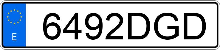 Numer rejestracyjny 6492DGD posiada HARLEY DAVIDSON ELECTRA GLIDE