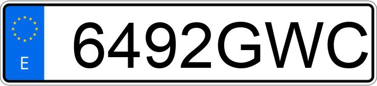 Numer rejestracyjny 6492GWC posiada VOLKSWAGEN CADDY Numer rejestracyjny 6492GWC posiada VOLKSWAGEN CADDY