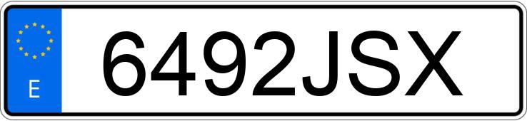 Numer rejestracyjny 6492JSX posiada BMW SERIE 4 Numer rejestracyjny 6492JSX posiada BMW SERIE 4