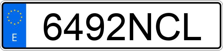 Numer rejestracyjny 6492NCL posiada SEAT IBIZA Numer rejestracyjny 6492NCL posiada SEAT IBIZA