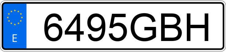 Numer rejestracyjny 6495GBH posiada SEAT LEON