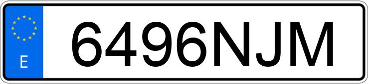 Numer rejestracyjny 6496NJM posiada KIA PICANTO