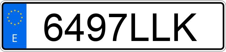 Numer rejestracyjny 6497LLK posiada TRIUMPH STREET TRIPLE Numer rejestracyjny 6497LLK posiada TRIUMPH STREET TRIPLE