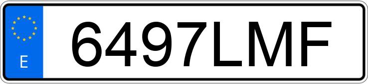 Numer rejestracyjny 6497LMF posiada OPEL ASTRA