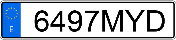 Numer rejestracyjny 6497MYD posiada HYUNDAI I20