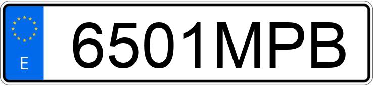 Numer rejestracyjny 6501MPB posiada NISSAN QASHQAI Numer rejestracyjny 6501MPB posiada NISSAN QASHQAI