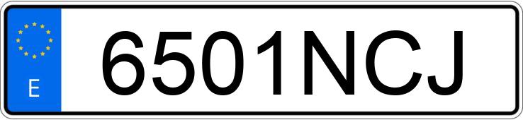 Numer rejestracyjny 6501NCJ posiada MERCEDES GLC (254) Numer rejestracyjny 6501NCJ posiada MERCEDES GLC (254)