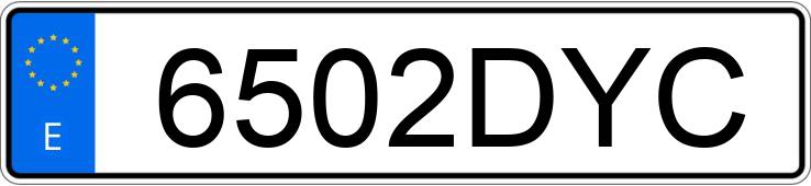 Numer rejestracyjny 6502DYC posiada FORD KA 1.3 BITONO