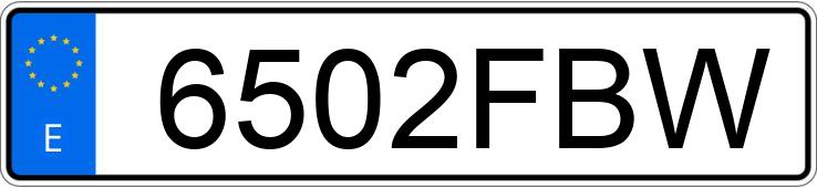 Numer rejestracyjny 6502FBW posiada FORD FOCUS Numer rejestracyjny 6502FBW posiada FORD FOCUS