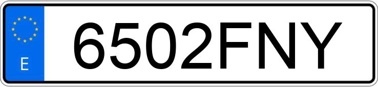 Numer rejestracyjny 6502FNY posiada FORD FOCUS Numer rejestracyjny 6502FNY posiada FORD FOCUS