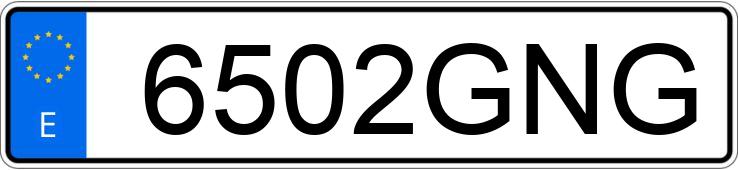 Numer rejestracyjny 6502GNG posiada RENAULT MEGANE SPORT TOURER