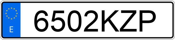 Numer rejestracyjny 6502KZP posiada SUNBEAM ALPINE Numer rejestracyjny 6502KZP posiada SUNBEAM ALPINE