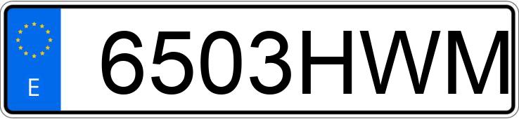 Numer rejestracyjny 6503HWM posiada CITROEN DS5 Numer rejestracyjny 6503HWM posiada CITROEN DS5