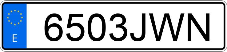 Numer rejestracyjny 6503JWN posiada DACIA SANDERO