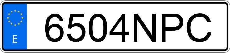 Numer rejestracyjny 6504NPC posiada MERCEDES CLA (178)