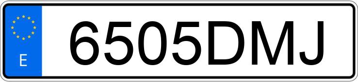 Numer rejestracyjny 6505DMJ posiada FORD FOCUS