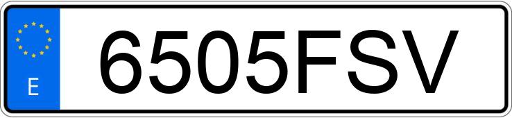 Numer rejestracyjny 6505FSV posiada BMW SERIE 5