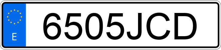 Numer rejestracyjny 6505JCD posiada TOYOTA HILUX