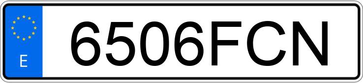 Numer rejestracyjny 6506FCN posiada FORD FOCUS