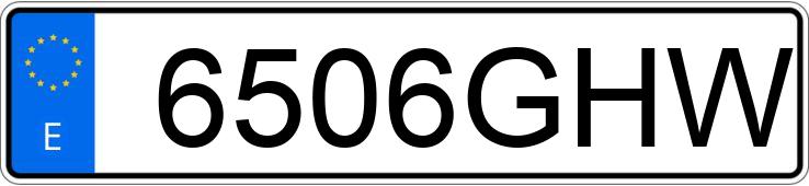 Numer rejestracyjny 6506GHW posiada HONDA JAZZ