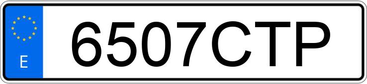 Numer rejestracyjny 6507CTP posiada VOLKSWAGEN GOLF Numer rejestracyjny 6507CTP posiada VOLKSWAGEN GOLF