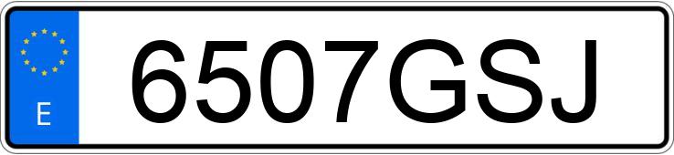Numer rejestracyjny 6507GSJ posiada BMW SERIE 1 Numer rejestracyjny 6507GSJ posiada BMW SERIE 1