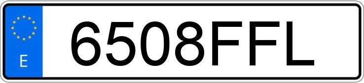 Numer rejestracyjny 6508FFL posiada FORD FOCUS 1.8 TDCI SPORT Numer rejestracyjny 6508FFL posiada FORD FOCUS 1.8 TDCI SPORT