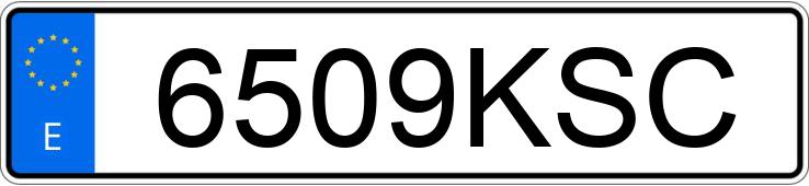 Numer rejestracyjny 6509KSC posiada MERCEDES CLA (117)