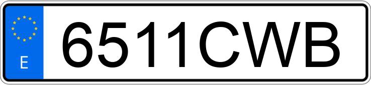 Numer rejestracyjny 6511CWB posiada RENAULT CLIO