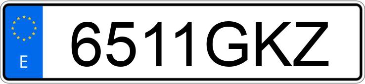 Numer rejestracyjny 6511GKZ posiada FORD KUGA Numer rejestracyjny 6511GKZ posiada FORD KUGA