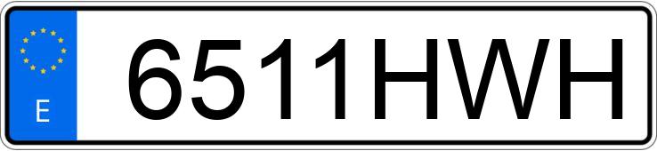 Numer rejestracyjny 6511HWH posiada HYUNDAI I20