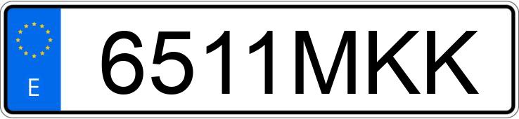 Numer rejestracyjny 6511MKK posiada CHEVROLET-GM CAMARO