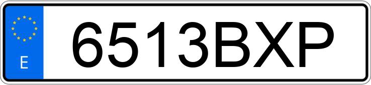 Numer rejestracyjny 6513BXP posiada FORD FOCUS